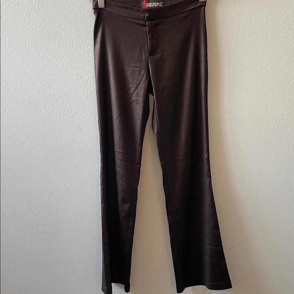 Spanx Black Stretch Flared Trousers